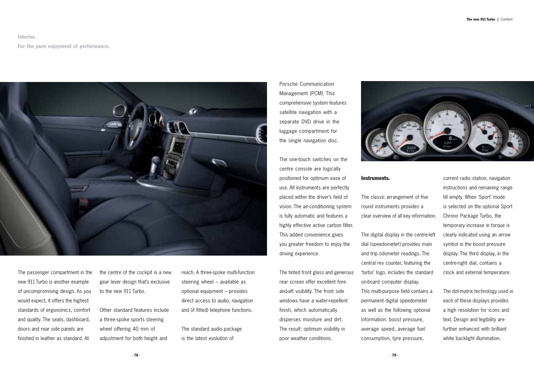 2006 Porsche 911 Turbo Brochure Page 42